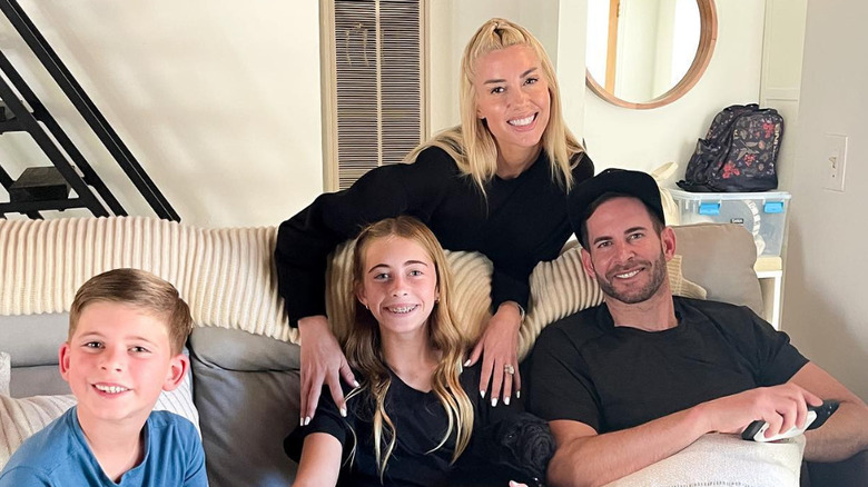 Brayden, Taylor, Heather, Tarek El Moussa