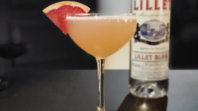 A French Blonde made with Lillet