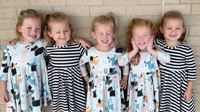 The Busby quints, stars of OutDaughtered