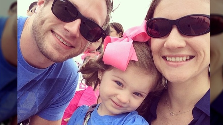 Danielle, Adam, and Blayke Busby, stars of OutDaughtered