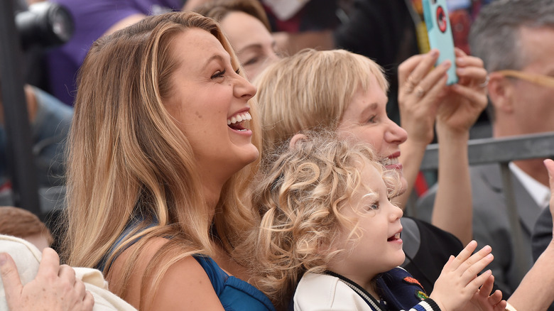 Blake Lively holding her daughter James