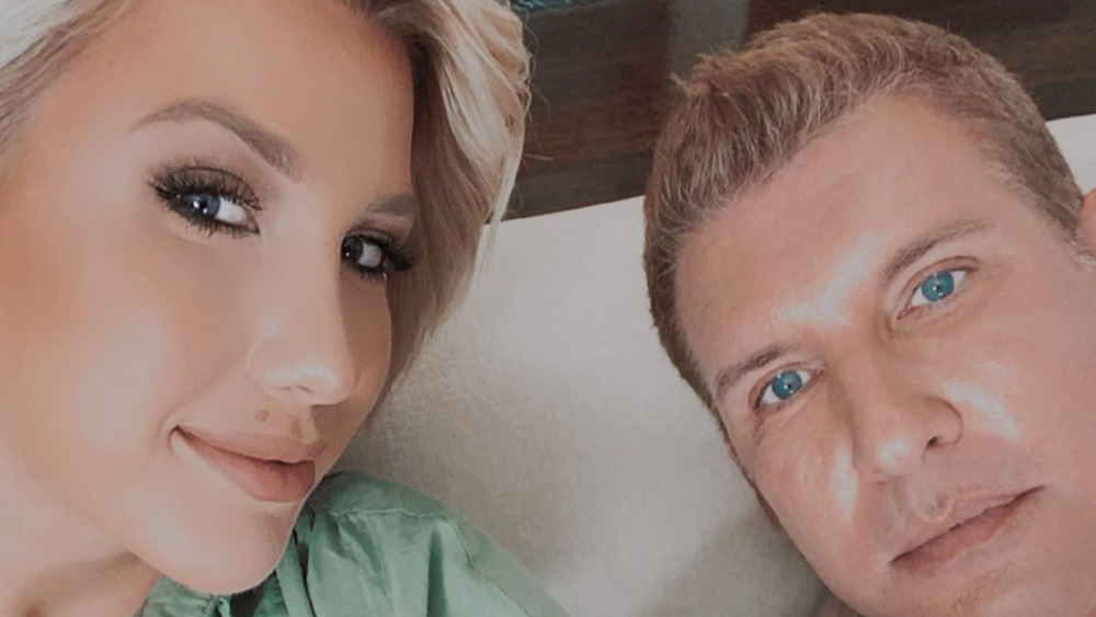 Savannah and Todd Chrisley, in a selfie