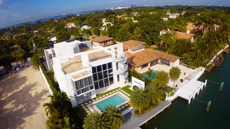 Aerial view of "dream home"