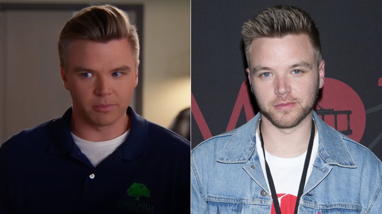 Brett Davern then and now split