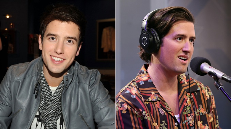 Logan Henderson then and now