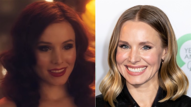 Kristen Bell then and now