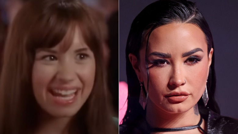 Demi Lovato in 2008 and 2023