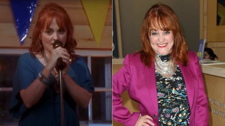 Julie Brown in 2008 and 2022