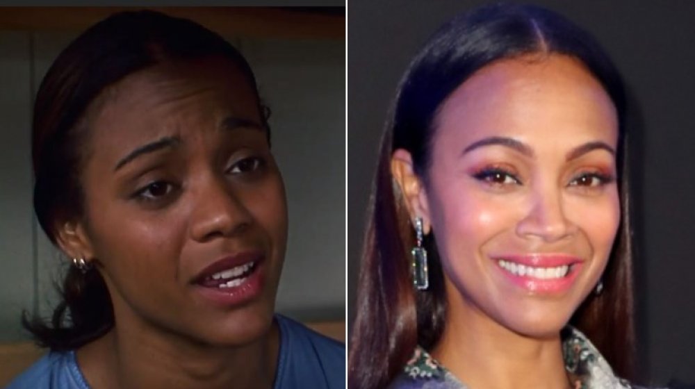 Zoë Saldana from Center Stage, then and now