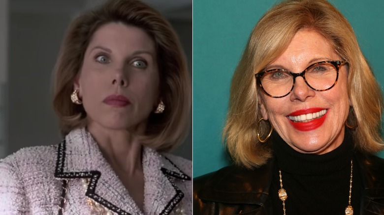 Christine Baranski then and now