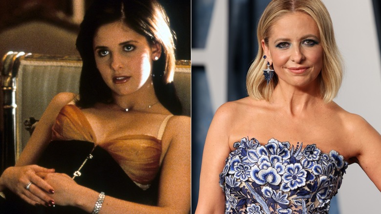 Sarah Michelle Gellar then and now 