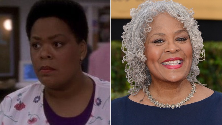 Yvette Freeman then and now split