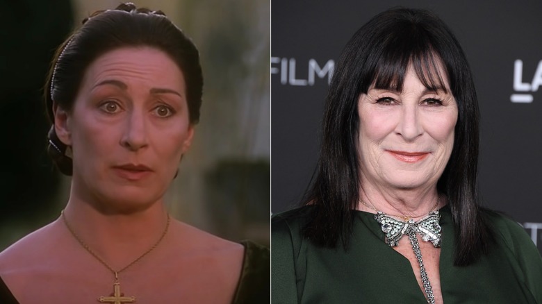 Anjelica Huston then and now