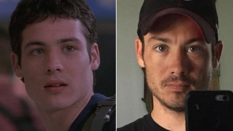 A split image of Mike Erwin on Everwood and a recent selfie