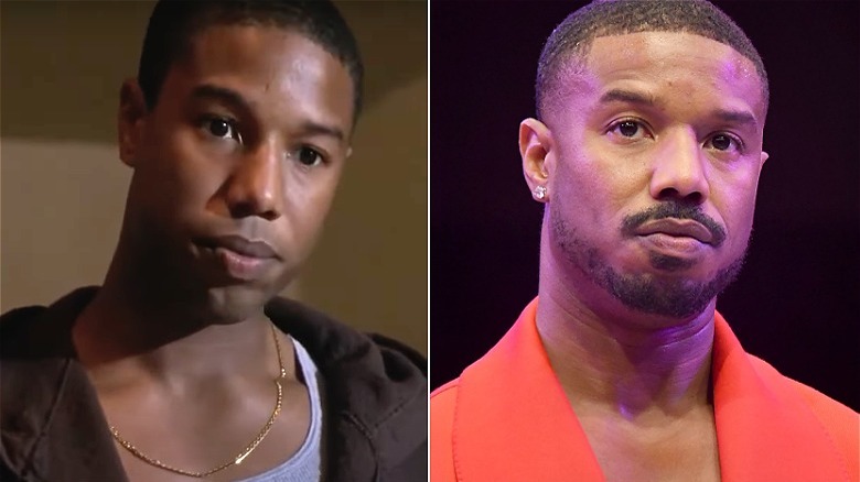 Michael B. Jordan looking serious