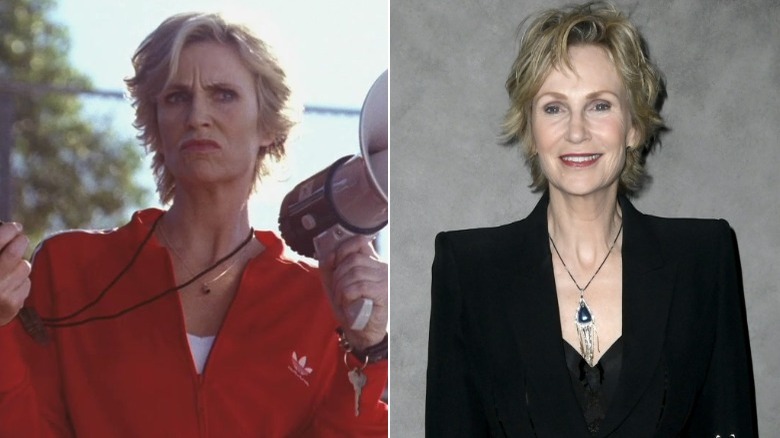 Glee's Jane Lynch, Season 1 vs 2019