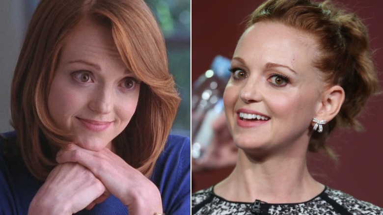 Glee's Jayma Mays, Season 1 vs 2019