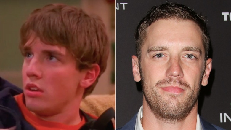 Split image of Bret Harrison in Grounded for Life and in 2016