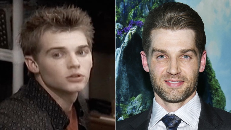 Split image of Mike Vogel on Grounded for Life and in 2020