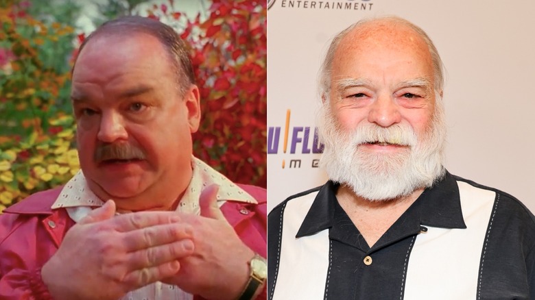 Split image of Richard Riehle in Grounded for Life and in 2023