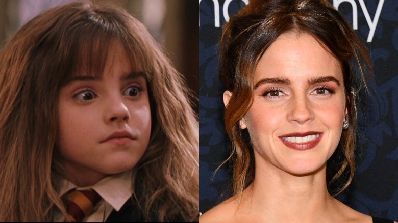 Emma Watson then and now