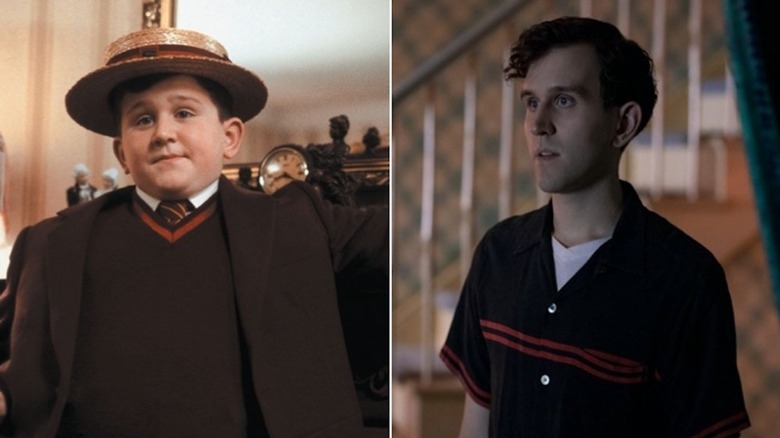 Harry Melling then and now