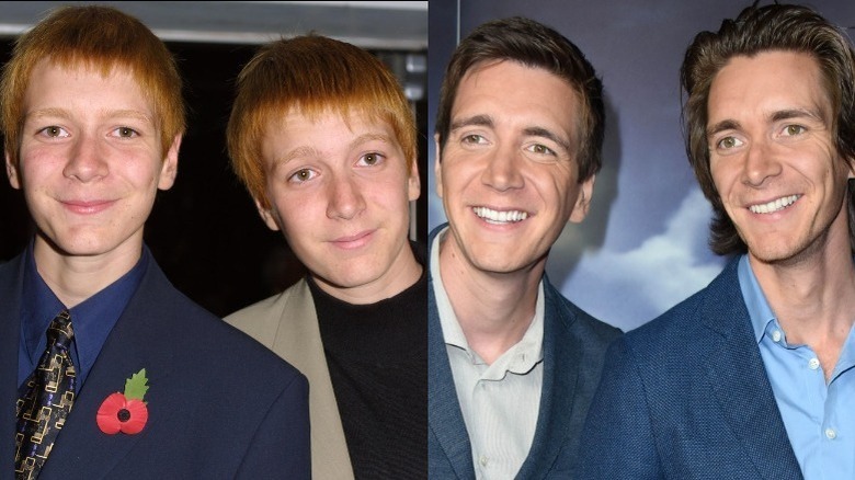 James & Oliver Phelps then and now