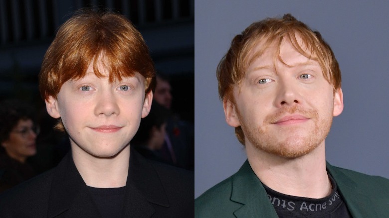 Rupert Grint then and now