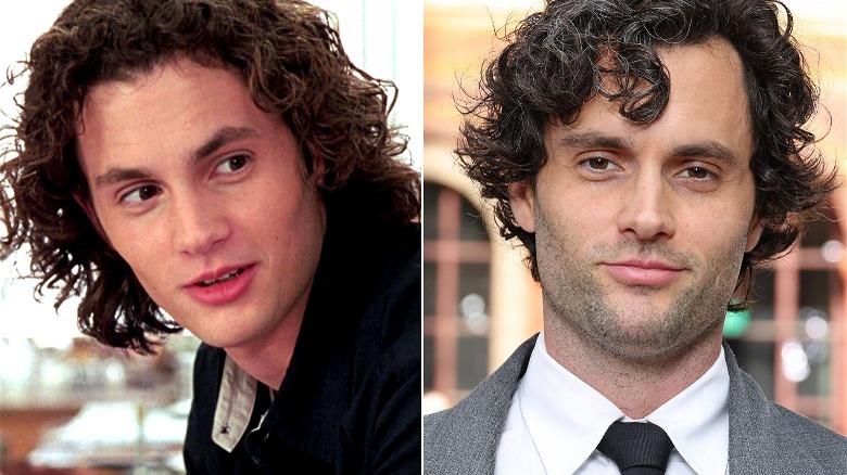 Penn Badgley then and now