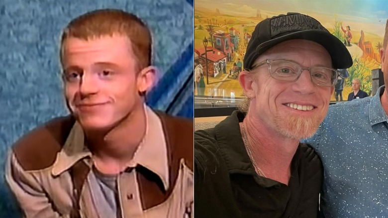 A split image of Chasen Hampton on MMC and recently