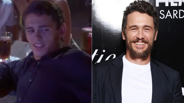 James Franco then and now Never Been Kissed