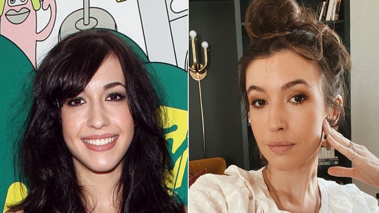 Kate Voegele then and now