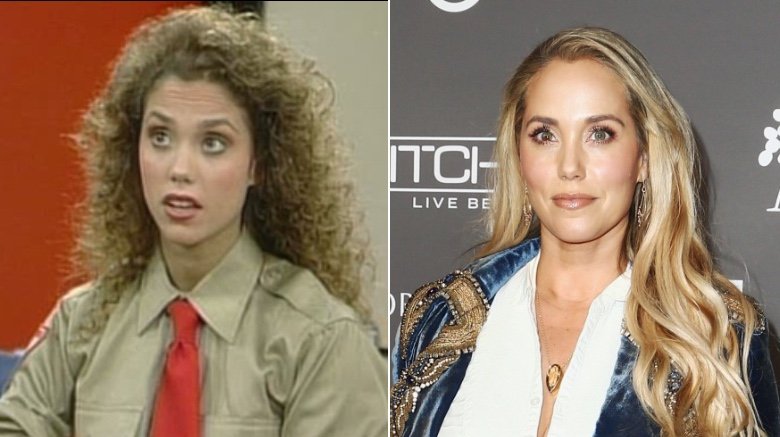 Elizabeth Berkley (Saved by the Bell's Jessie Spano) then and now