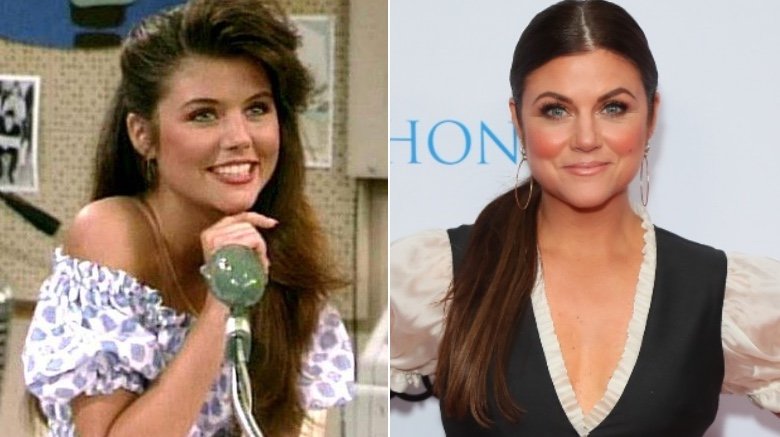 Tiffani Thiessen (Saved by the Bell's Kelly Kapowski) then and now
