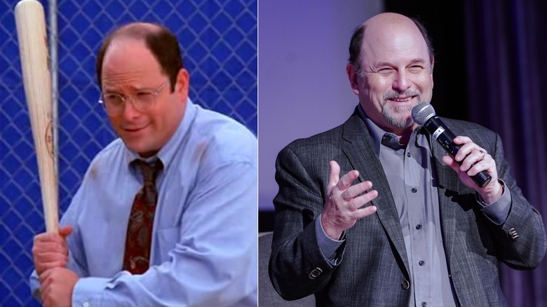 Jason Alexander acting on Seinfeld and Jason Alexander speaking onstage