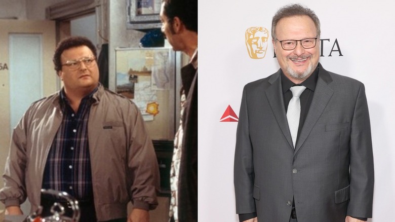 Wayne Knight acting on Seinfeld and Wayne Knight smiling