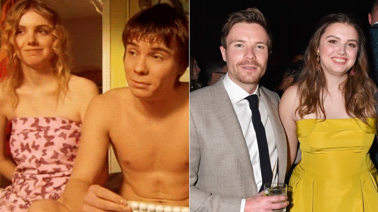 Joe Dempsie and Hannah Murray then and now