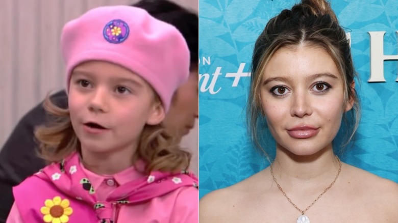 Genevieve Hannelius then and now split