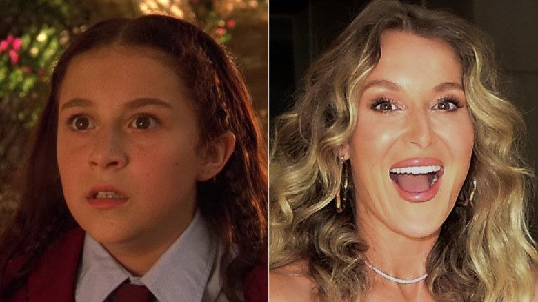 A split image of Alexa PenaVega in Spy Kids and recently