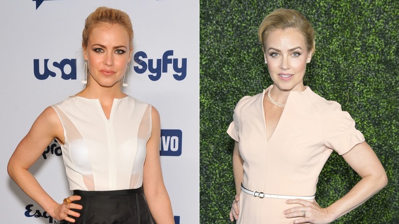 Amanda Schull in 2014 and 2022