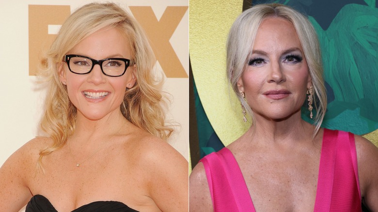 Rachael Harris in 2011 and in 2023