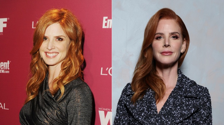 Sarah Rafferty in 2011 and 2023