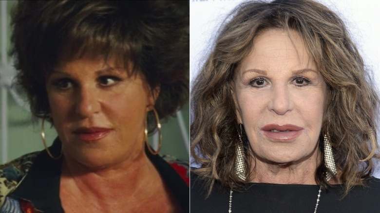 A split image of Lainie Kazan