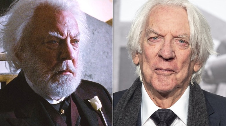 Donald Sutherland then and now