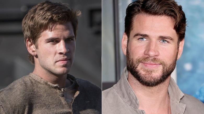 Liam Hemsworth then and now