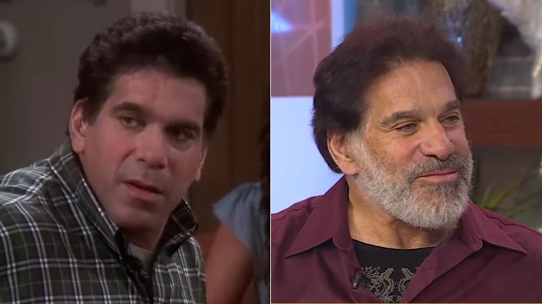 A split image of Lou Ferrigno on TKOQ and recently