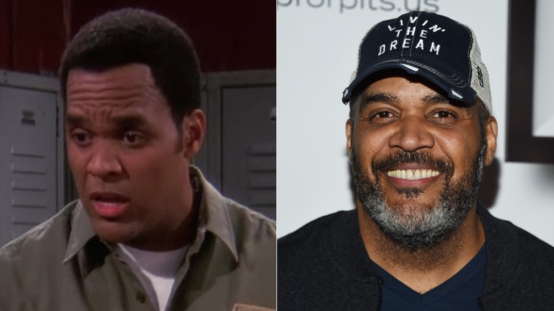 A split image of Victor Williams on TKOQ and recently