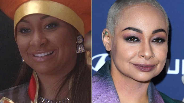 Raven-Symoné then and now