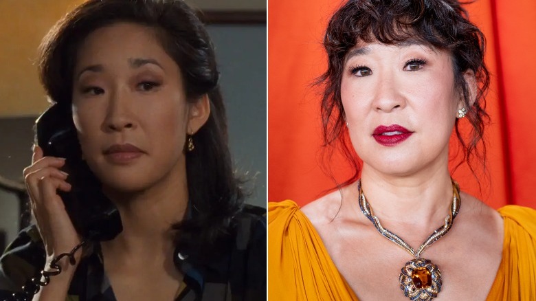 Sandra Oh then and now