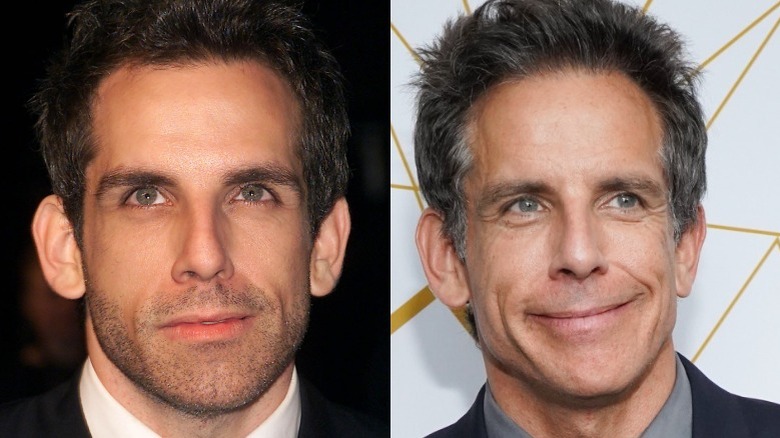 Ben Stiller then and now